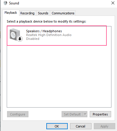 Headset Not Appearing In Audio Devices